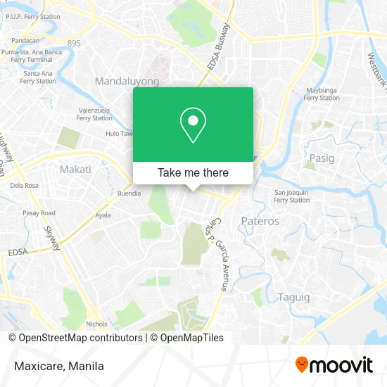 Maxicare map