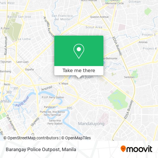 Barangay Police Outpost map