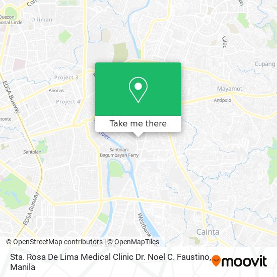 Sta. Rosa De Lima Medical Clinic Dr. Noel C. Faustino map