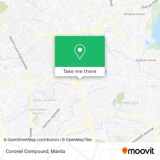 Coronel Compound map