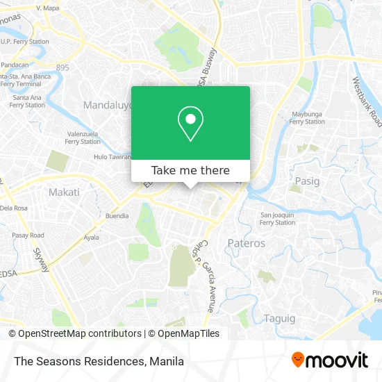The Seasons Residences map