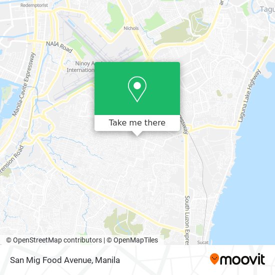 San Mig Food Avenue map