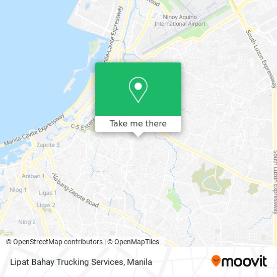 Lipat Bahay Trucking Services map
