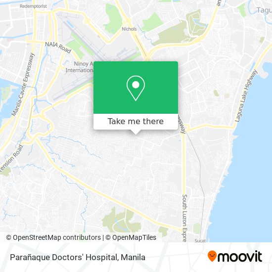 Parañaque Doctors' Hospital map