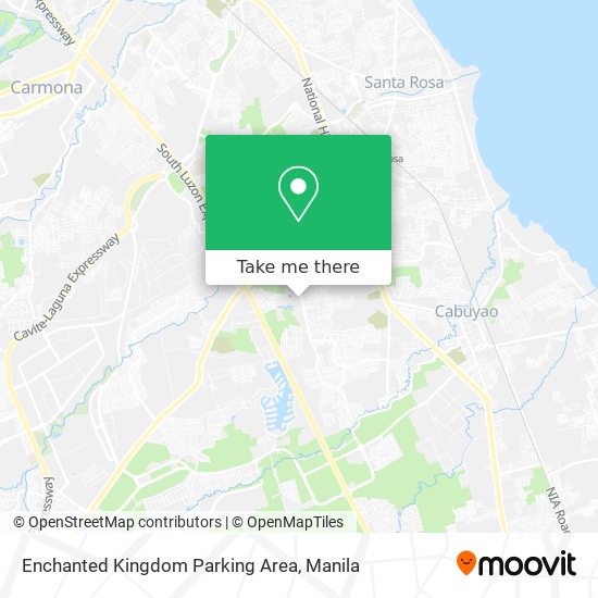 Enchanted Kingdom Parking Area map