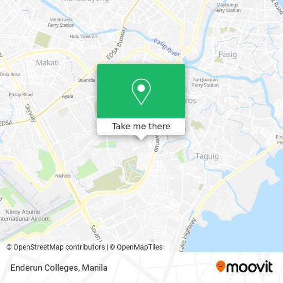 Enderun Colleges map