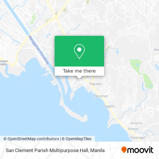 San Clement Parish Multipurpose Hall map