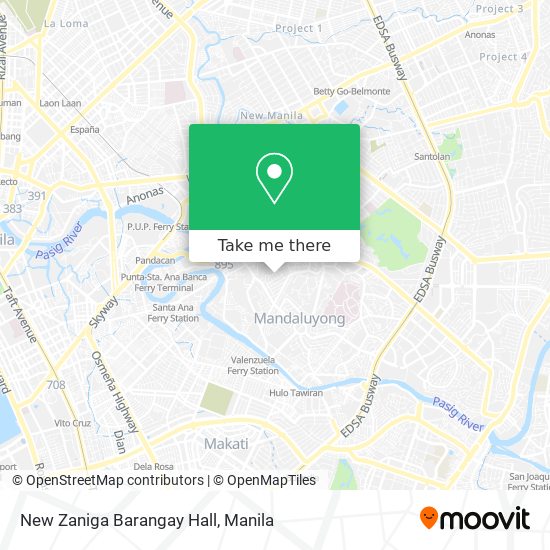 New Zaniga Barangay Hall map