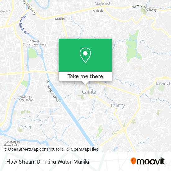 Flow Stream Drinking Water map