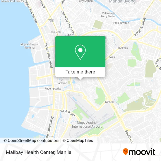 Malibay Health Center map