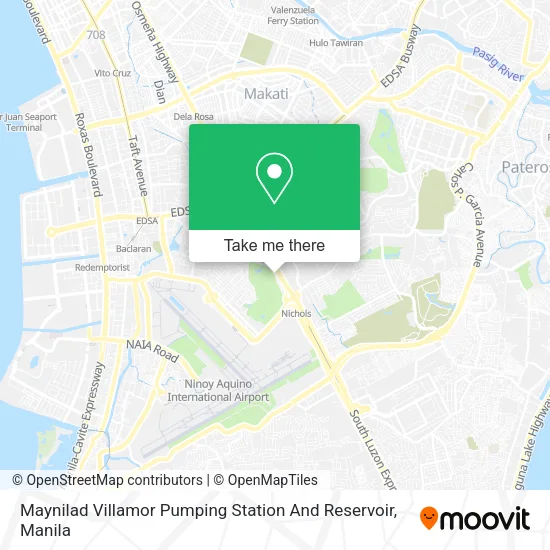 Maynilad Villamor Pumping Station And Reservoir map