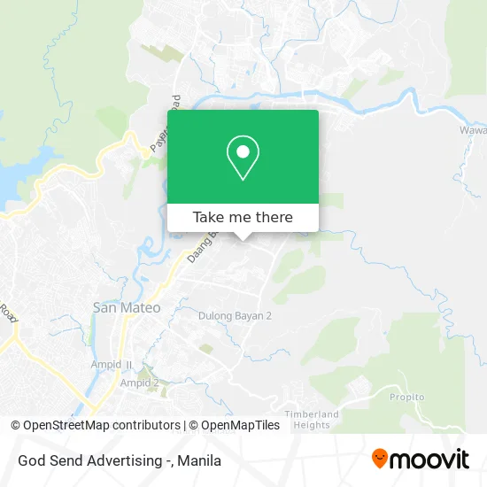 God Send Advertising - map