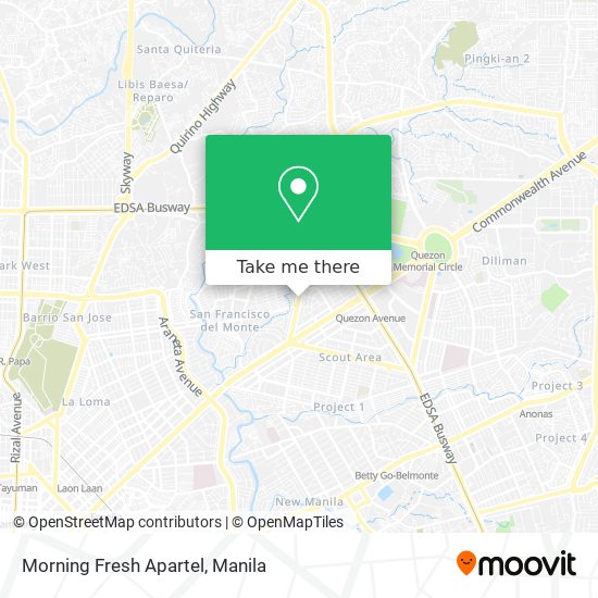 Morning Fresh Apartel map