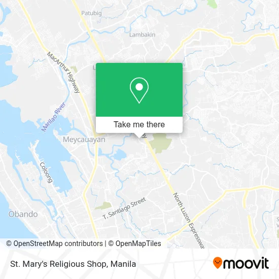 St. Mary's Religious Shop map