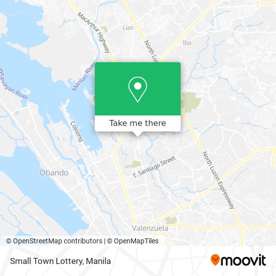 Small Town Lottery map