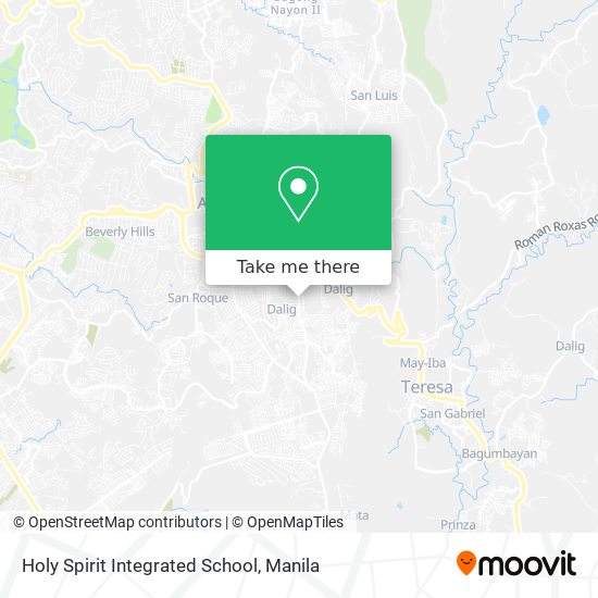 Holy Spirit Integrated School map