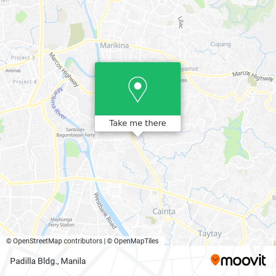 Padilla Bldg. map