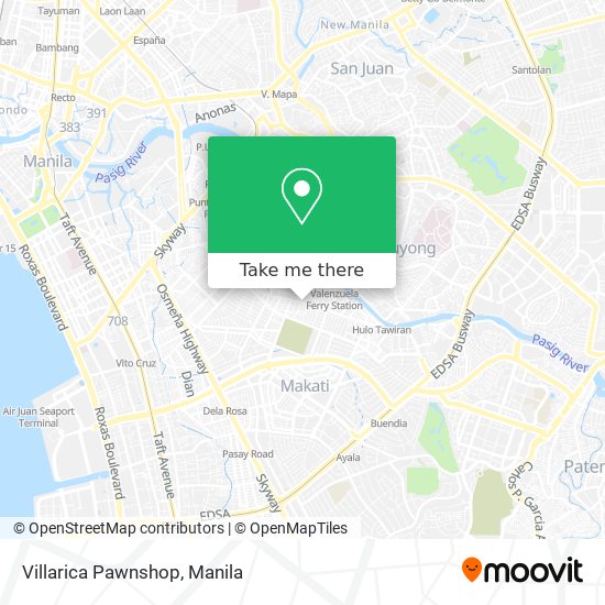 Villarica Pawnshop map