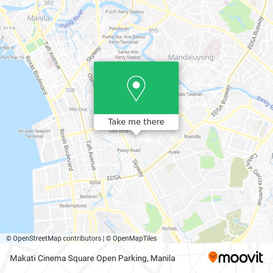Makati Cinema Square Open Parking map