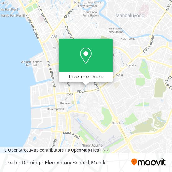 Pedro Domingo Elementary School map