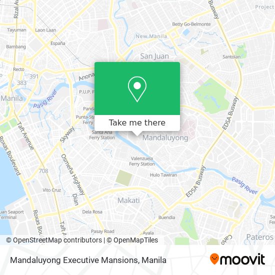 Mandaluyong Executive Mansions map