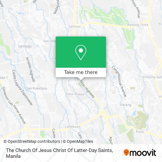 The Church Of Jesus Christ Of Latter-Day Saints map