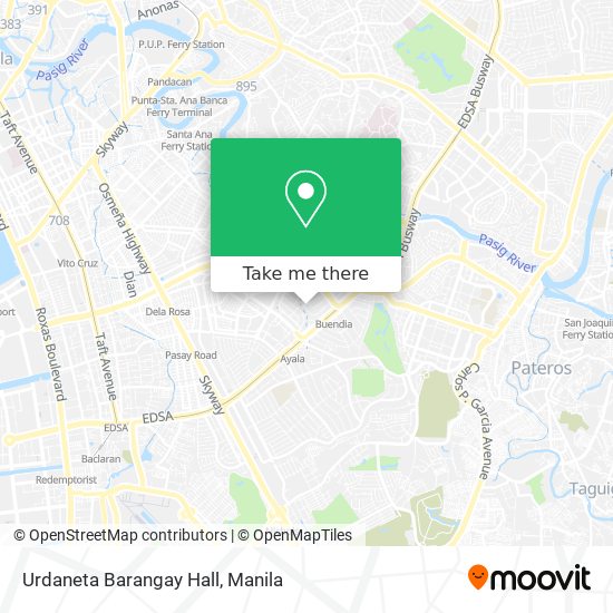 Urdaneta Barangay Hall map