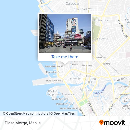 Plaza Morga map