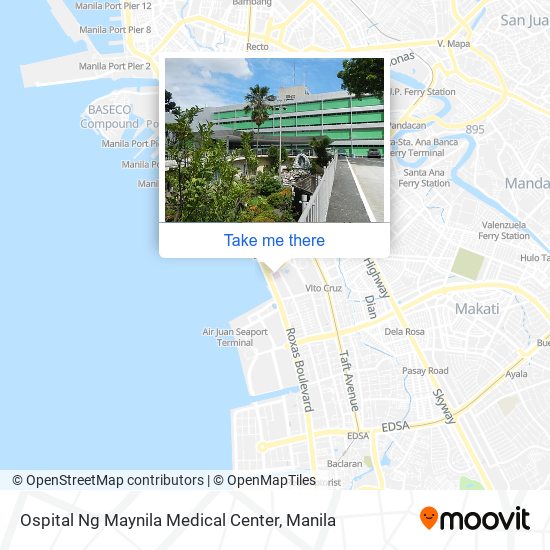 Ospital Ng Maynila Medical Center map