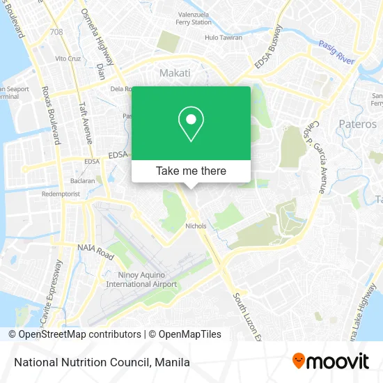 National Nutrition Council map