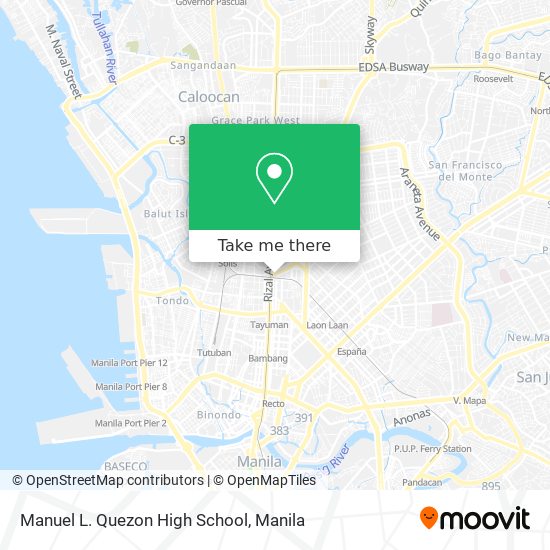 Manuel L. Quezon High School map