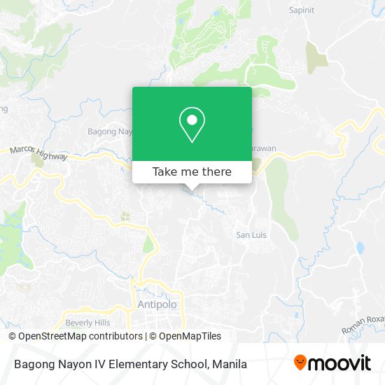 Bagong Nayon IV Elementary School map