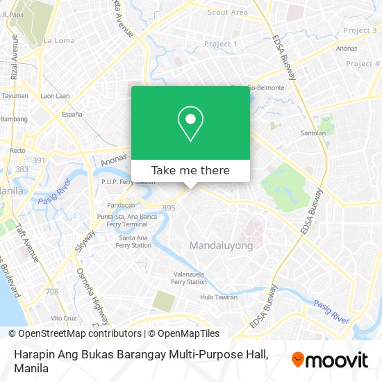 Harapin Ang Bukas Barangay Multi-Purpose Hall map