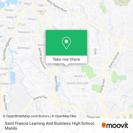 Saint Francis Learning And Business High School map