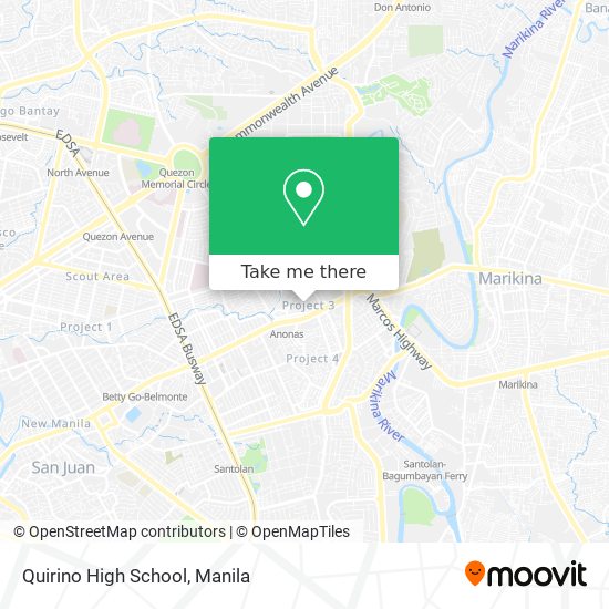 Quirino High School map