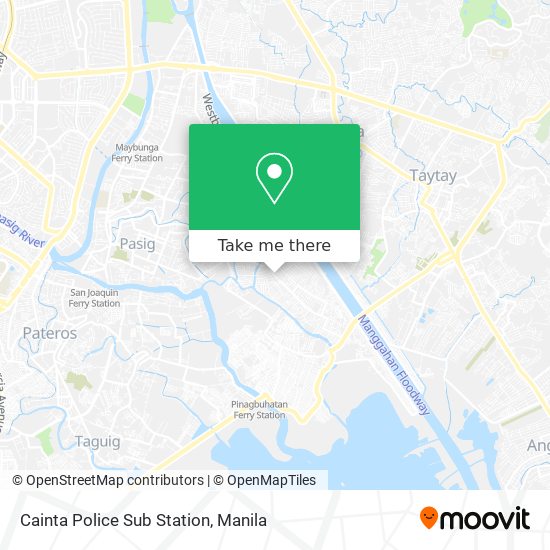 Cainta Police Sub Station map