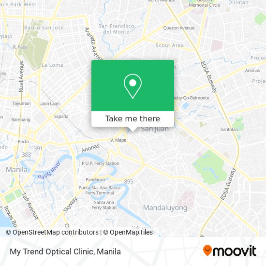 My Trend Optical Clinic map