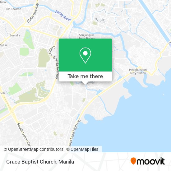 Grace Baptist Church map