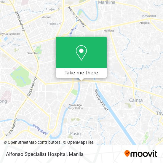 Alfonso Specialist Hospital map