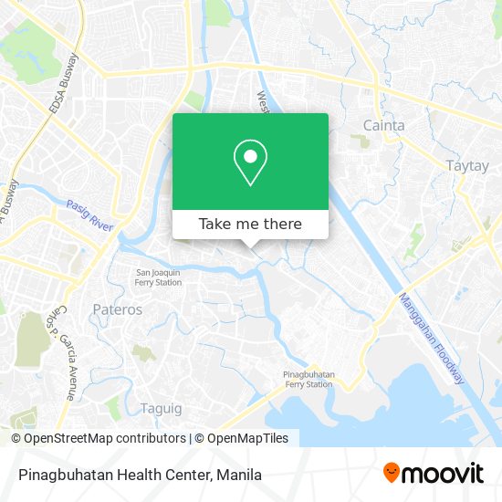 Pinagbuhatan Health Center map