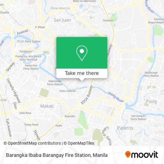 Barangka Ibaba Barangay Fire Station map