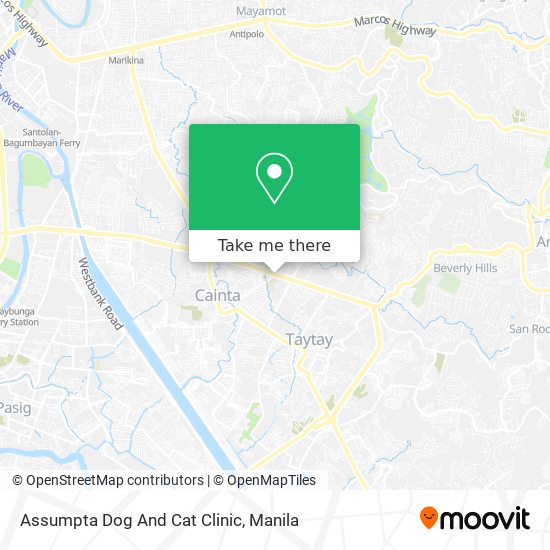 Assumpta Dog And Cat Clinic map