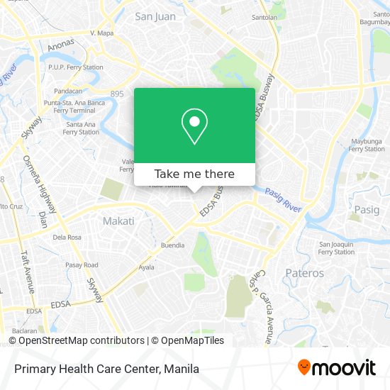 Primary Health Care Center map