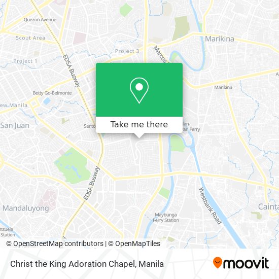 Christ the King Adoration Chapel map