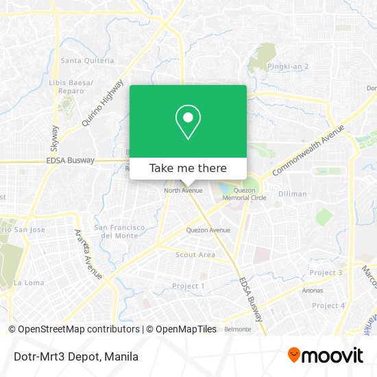 Dotr-Mrt3 Depot map