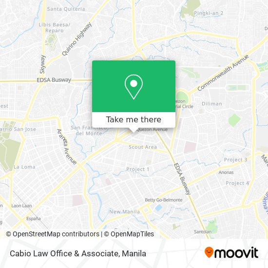 Cabio Law Office & Associate map