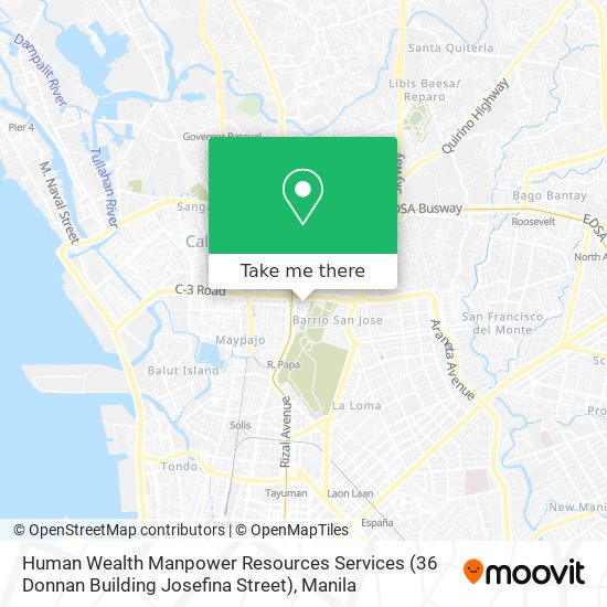 Human Wealth Manpower Resources Services (36 Donnan Building Josefina Street) map