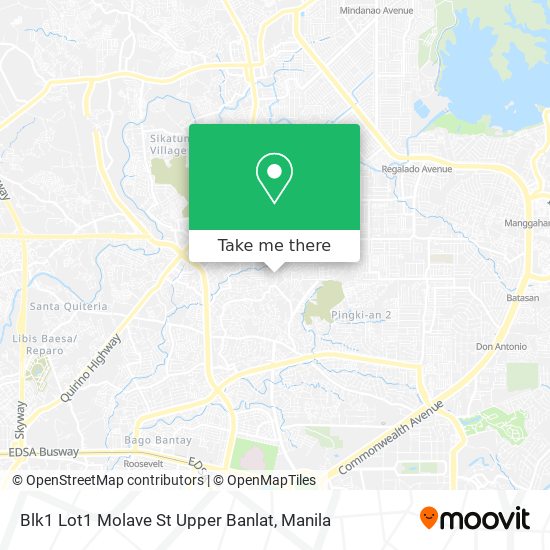 Blk1 Lot1 Molave St Upper Banlat map