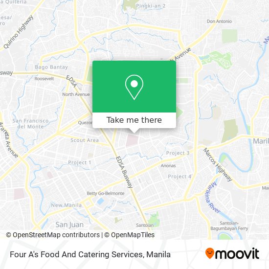 Four A's Food And Catering Services map