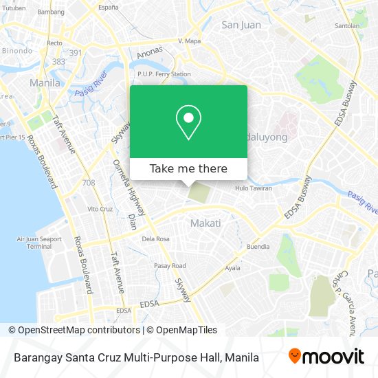 Barangay Santa Cruz Multi-Purpose Hall map
